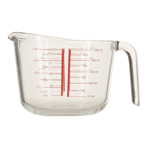 [GL1981] Measuring Jug 1L Glass Aqua 10337