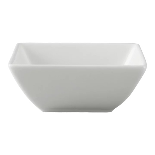 [D2243] Bowl 16X16X6.5Cm Square White Porcelain Bj2202102