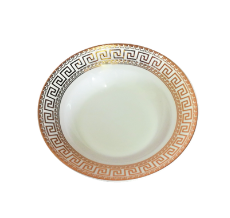 [D1373] Bowl 17Cm Versace White Rvt444