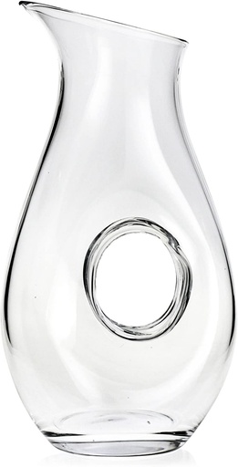 [GL1630] Decanter 29Cm Hole Clear Rvt006