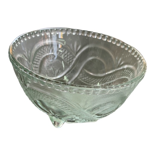 [GL1649] Bowl 9Cm Glass Ass Lz