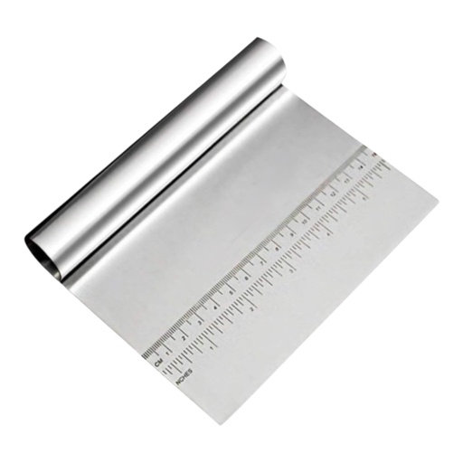 [KG1455] Dough Scraper Cutter 15X11.5Cm Stainless Steel With Measurements