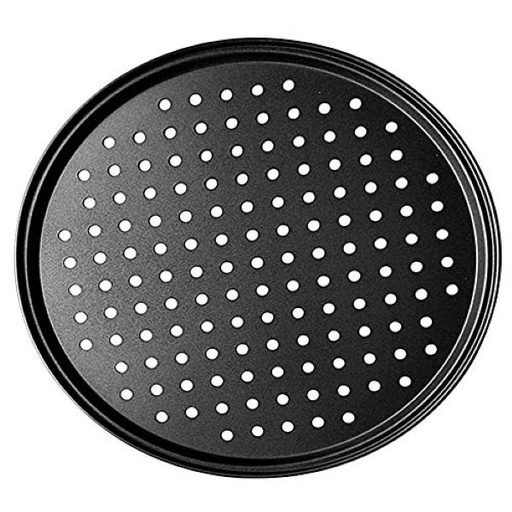 [OV121] Pizza Pan 32X1.5Cm Perforated N/Stick 830156