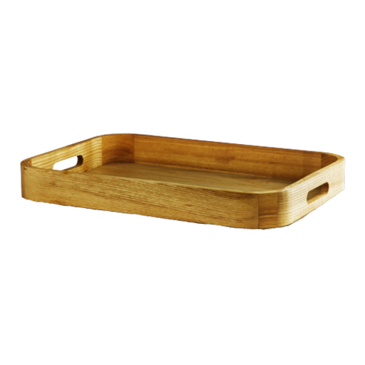 [Z1130] Tray 45.5X34X4.5Cm Rectagular Wooden Rvt2023-394