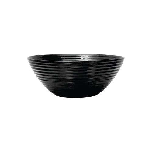 [D1534] Bowl 18Cm 1L White Stairo Opal Glass 38101