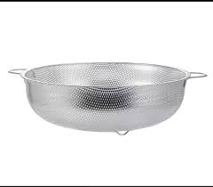 [KG1195] Strainer 25.5Cm Ss Dense Holes