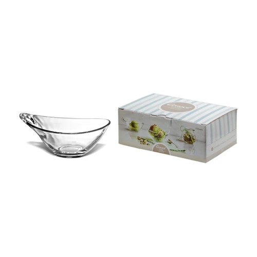 [GL772] Bowl 125X102X56Mm 6Pc Glass Montpellier Consol 17131