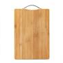 [KG1487] Chopping Board 32X22X1.8Cm Bamboo With Metal Handle