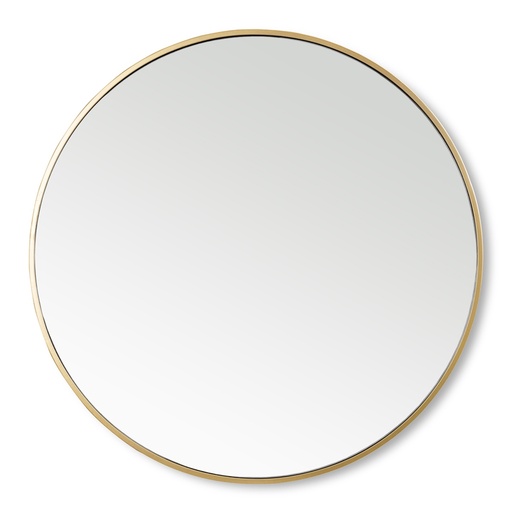[HD3104] Mirror 60X2.5Cm Round Narrow Border Assorted Colours Sd422-5