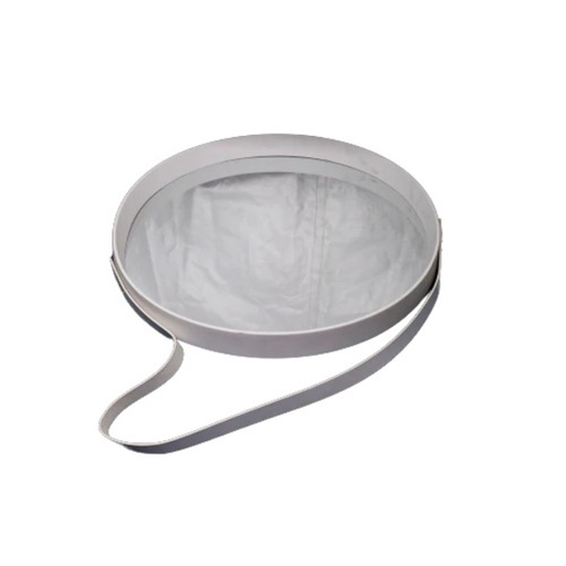 [HD3105] Mirror 51X5Cm Round Broad Border With Rope Sd509-5