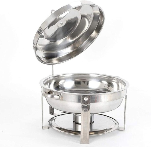 [SS475] Chafing Dish 12L Round Stainless Steel With Stainless Steel Lid