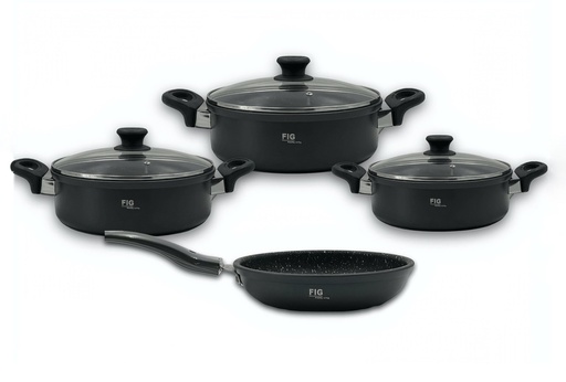 [P537] Fig Pot Set 7pc Multi Fig7M