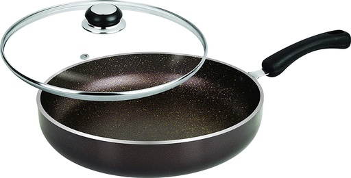 [P602] Fig Frying Pan 20cm With Glass Lid Figfp20