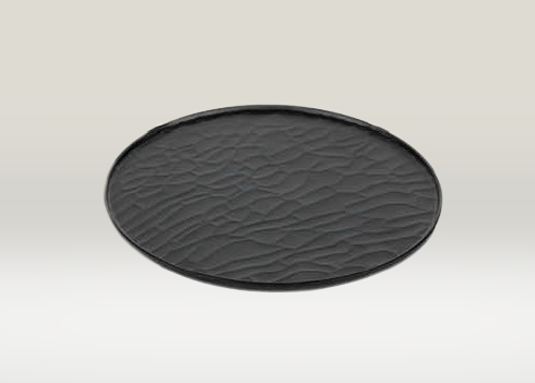 [ML31|BLACK] Pizza Plate 35Cm Wavy Melamine Tria Tr335