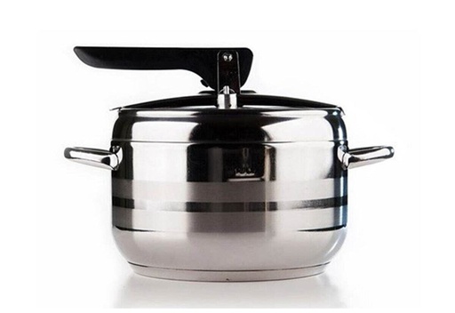 [P760] Pressure Cooker 5L Classic Stainless Steel Bonera Berlin