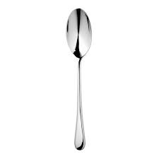 [CT617] Dessert Spoon Ss Blocks Design