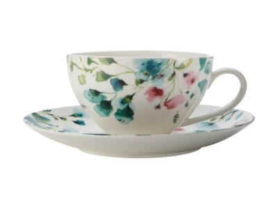 [D1242] Cup And Saucer 250Ml Monaco Mw Hm08007