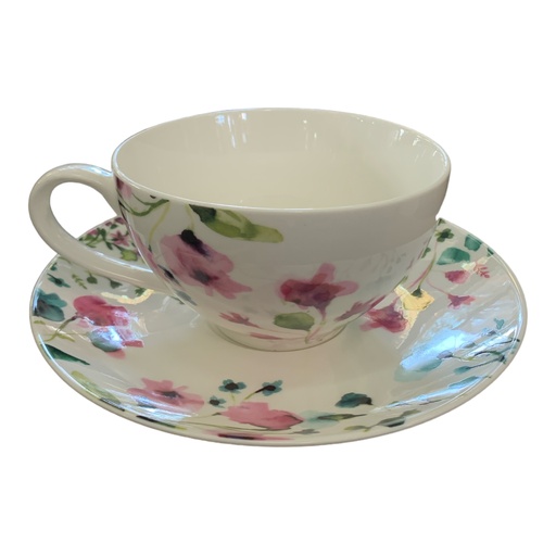 [D1511] Cup And Saucer 400Ml Coupe Primavera Fx0215