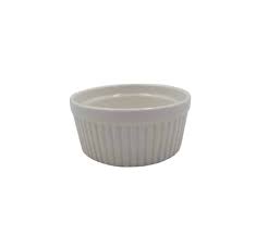 [D2028|WHITETAPERED] Ramekin 9X4.5Cm Porcelain Assorted Colours Essentials Collection