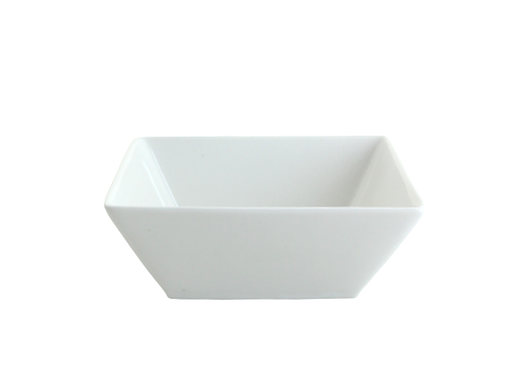 [D2253] Bowl 7.5X6Cm Square White Ceramic Inmix-Rs516