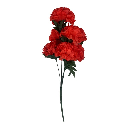 [FL192] Artificial Flower 46Cm Dahlia Bunch 7Steam F02