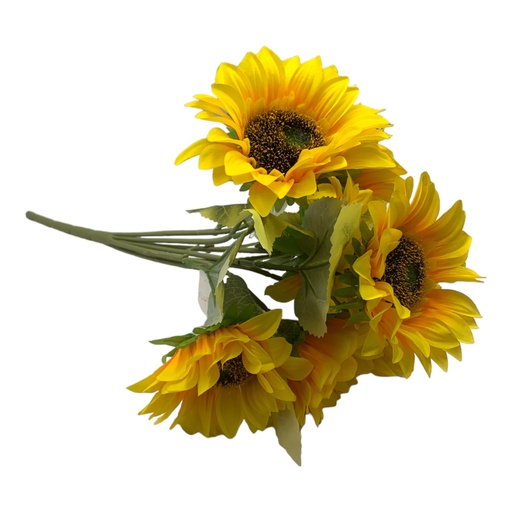 [FL43] Flower 49Cm Sunflower 5 Stem H-638