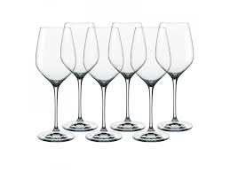 [GL1207] Wine Glass 280Ml 6Pc White Table Kraft