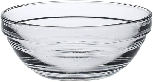 [GL1324] Bowl 10.5Cm Stack Glass Bw427