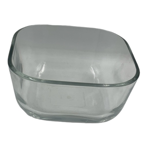 [GL2226] Bowl 12X12X6Cm Square Glass Leonardo 40906