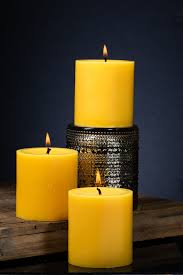 [HD2077] Bowl Mcp 27Hx33D Candle Yellow