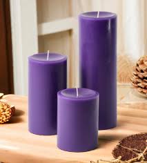 [HD2078] Bowl Mcp 27Hx33D Candle Purple