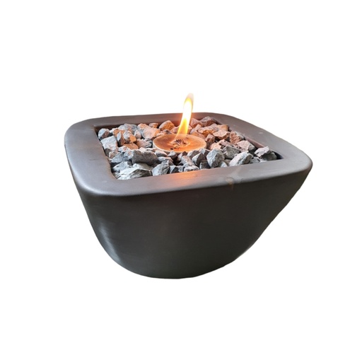 [HD2083] Bowl Mcp 27Hx33D Candle Charc