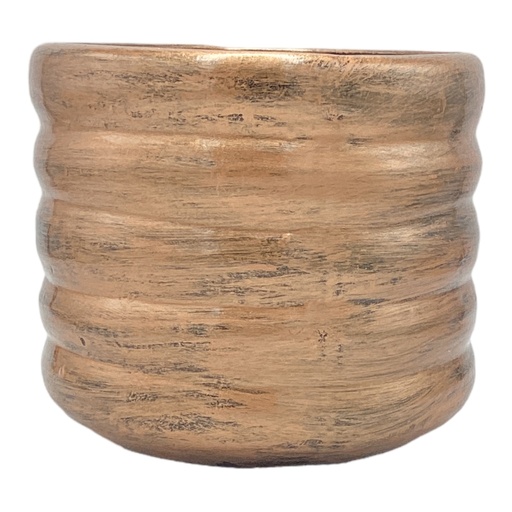 [HD3180] Vase AC 16x15cm Solid Planter M-Metallic