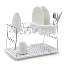 [KG1280] Dish Rack 45X35Cm Ss W/Caddy Th