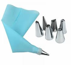 [KG1290] Cake Decorating Set 6Pc Bag+Nozzles