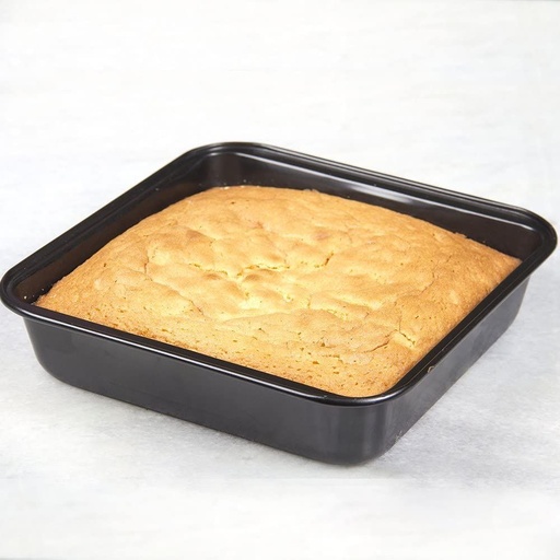 [OV164] Baking Pan 23X22X5Cm Square Non-Stick Carbon Steel - Bakers Basics