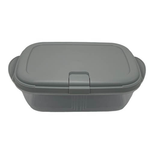 [PL166] Container 2L 17.5X26.5X8Cm Push Up Microwave Bpa Free Hobby Life 021534