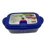 [PL169] Container 400Ml 10.5X16.2X4.8Cm Push Up Microwave Bpa Free Hobby Life 021532