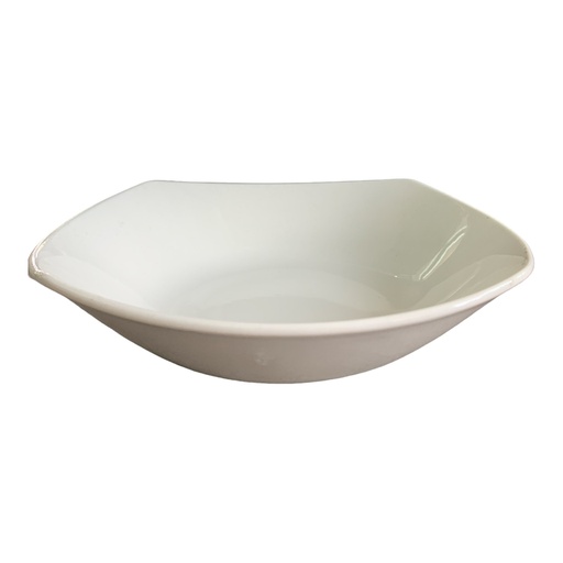 [D2263] Bowl 21X21X4.5Cm Square Porcelain Continental China Nd