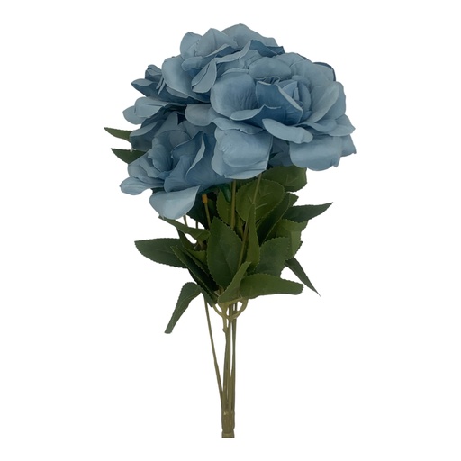 [FL215] Artificial Flower 40Cm 7Brushed Rose H-540