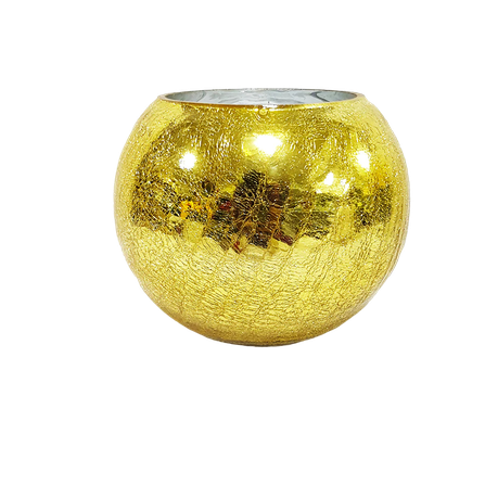 [GL2288] Glass Vase 15Cx10M Bubble Ball Colour H0612-1