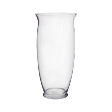 [HD2285] Glass Vase 25X14.5 Hurricane Vase Clear A830-1