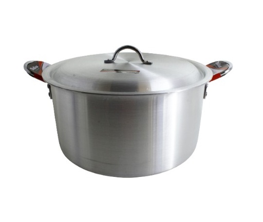 [P12] Pot Stock 22.5 36X20Cm Catering Aluminium No.8 Delica