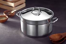 [P786] Pot 18X10Cm Deep Stainless Steel Royal Song