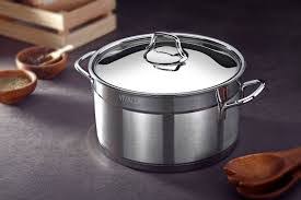 [P787] Pot 20X10Cm Deep Stainless Steel Royal Song