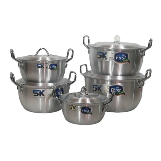 [P8] Pot Set 10pc Baby Delica 15/17/19/21/23cm