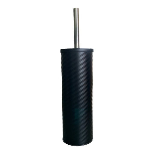 [SS537|MATT BLACK] Toilet Brush And Holder Rnd Line Ch885