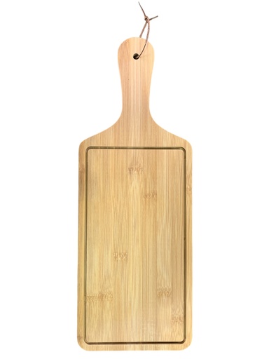 [Z1191] Serving Board 33X18Cm Wooden With Handle Rvt2023-406