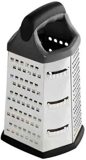 [KG367] Grater 6 Sided Stainless Steel With Black Handle Rvt2023-207