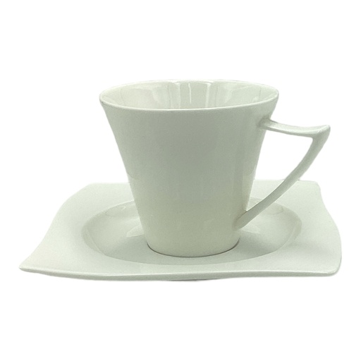 [D2281] Cup & Saucer 150Ml Wave Classic Rvt2023-331